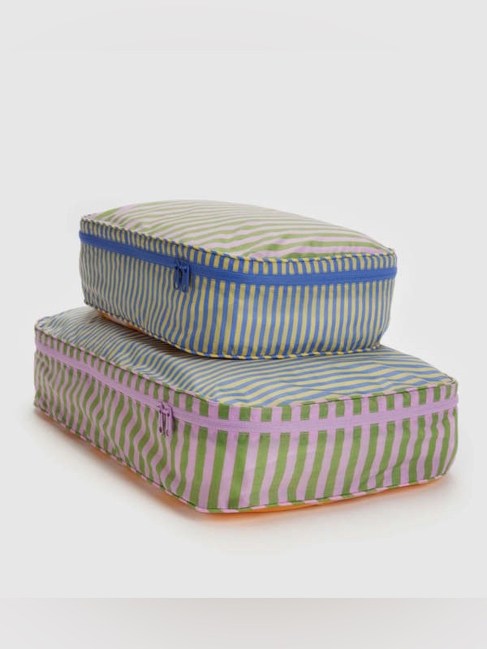NWOT BAGGU Large Packing Cube Set Hotel Stripes